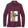 Women's Silk Touch Long Sleeve Polo Thumbnail