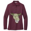 Women's Silk Touch Long Sleeve Polo Thumbnail