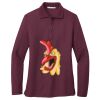 Women's Silk Touch Long Sleeve Polo Thumbnail