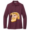 Women's Silk Touch Long Sleeve Polo Thumbnail